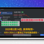 IDEA最新激活码（2024.3.3版本），破解版安装教程（至2099年~）
